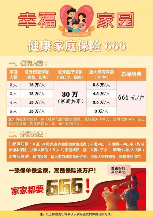 健康家庭保险666 守护全家安康的全面保障与咨询服务
